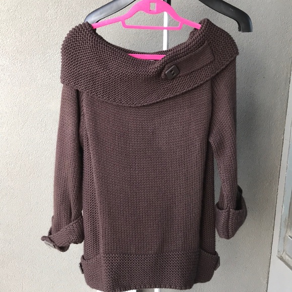Anthropologie Sweaters - 💕HP💕La Cite brown chunky sweater